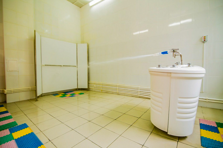 Душ Шарко в санатории Орджоникидзе в городе Кисловодске - фотография