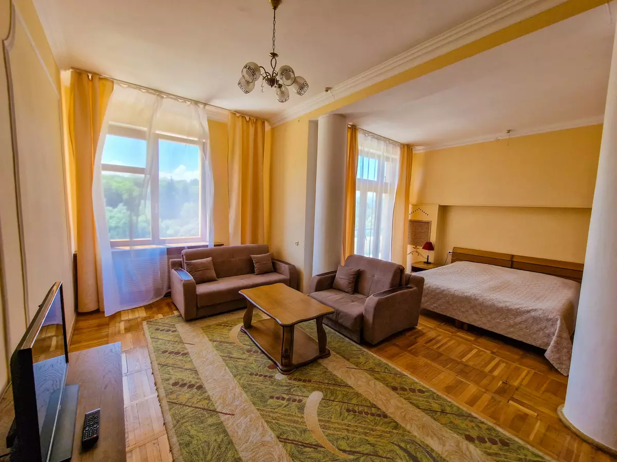 Номер «Студия» в санатории Орджоникидзе в городе Кисловодске - фотография